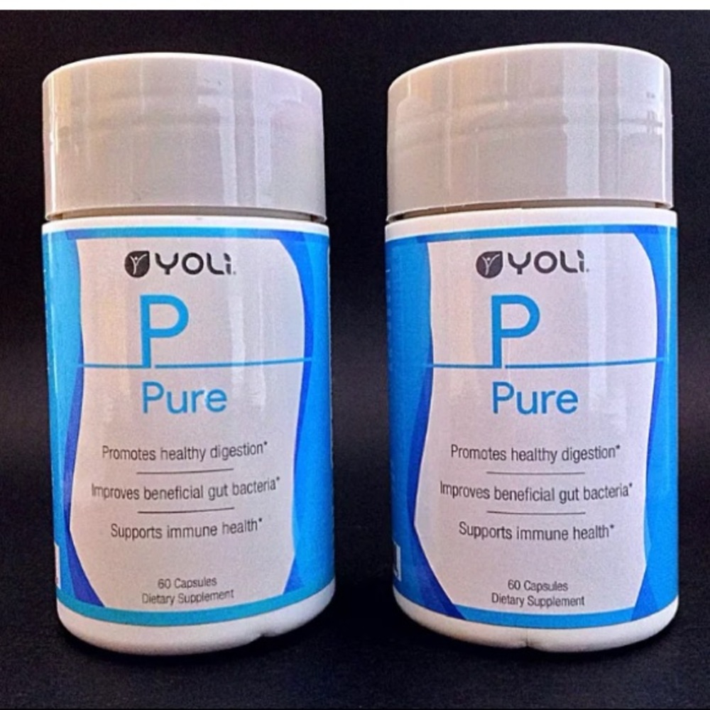 ⚡️ 2 YOLI PURE 60 Caps Bottles Probiotics!⚡️